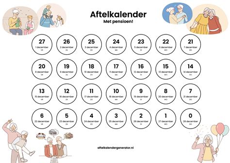 aftelkalender maken gratis.